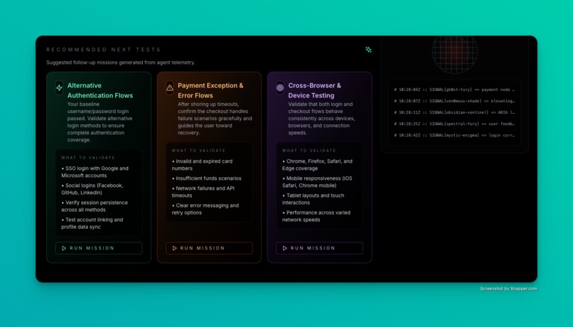 Scout QA – screenshot 4