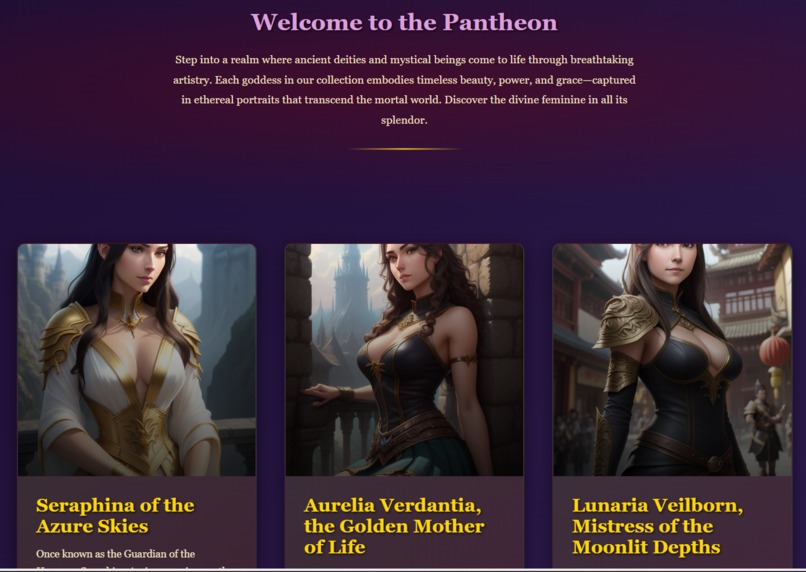 Divine Realms Gallery – screenshot 1