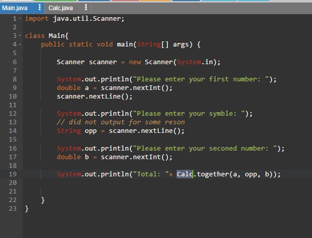 calculator – screenshot 1