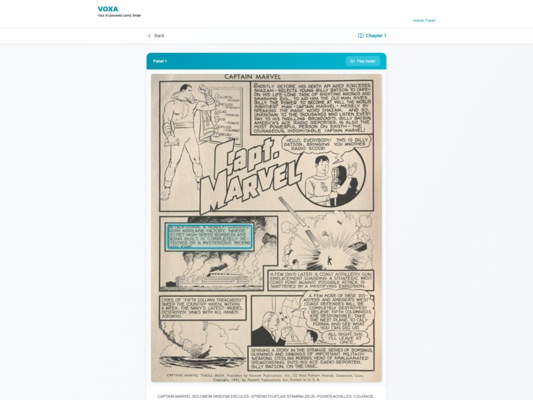 Voxa - Your AI-powered comic finder – screenshot 3