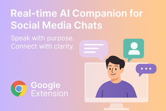 Real-Time AI Companion for Social Media Chats
