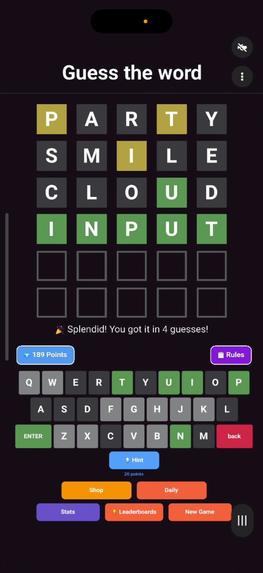 Guess the word (Multilingual game) – screenshot 5