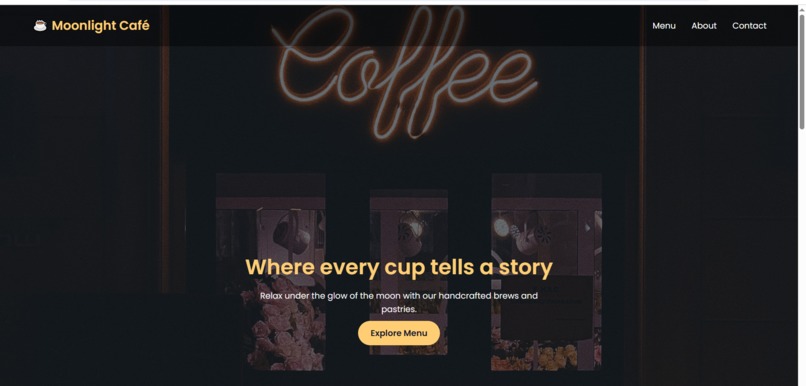 ☕ Moonlight Café – screenshot 2