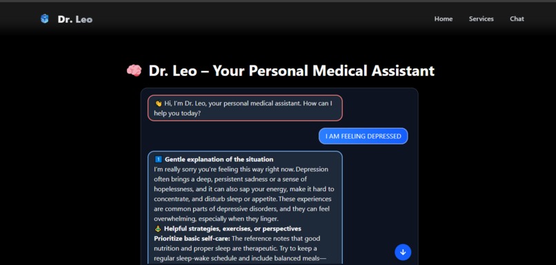 Dr. Leo – AI for Mental Wellness – screenshot 1