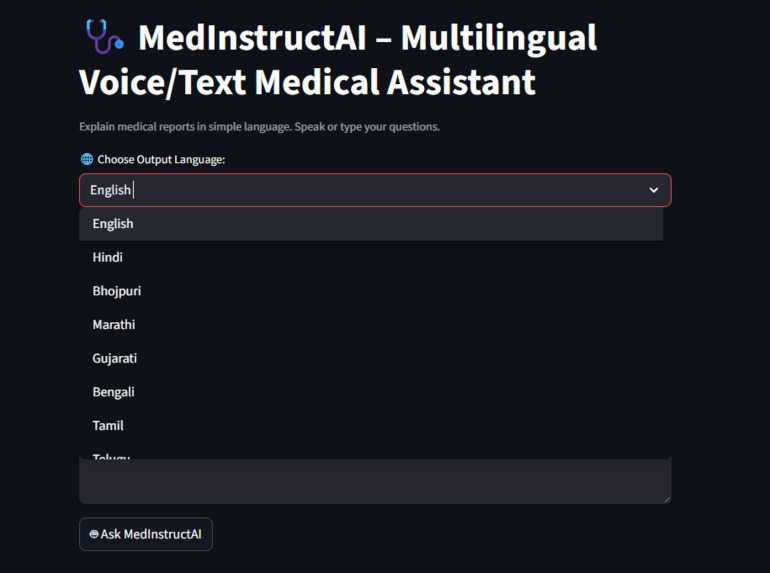 MedInstructAI: AI Doctor That Teaches Health Literacy – screenshot 1