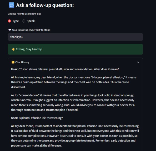MedInstructAI: AI Doctor That Teaches Health Literacy – screenshot 3