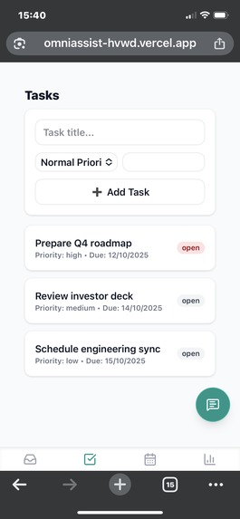 Omniassist – screenshot 1