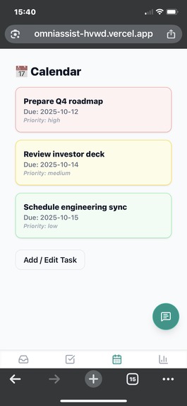 Omniassist – screenshot 4