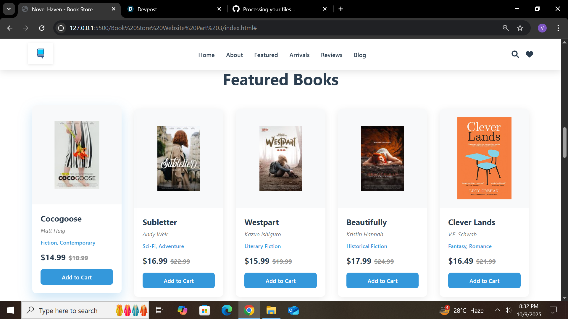 Novel Haven - Book Store | Devpost