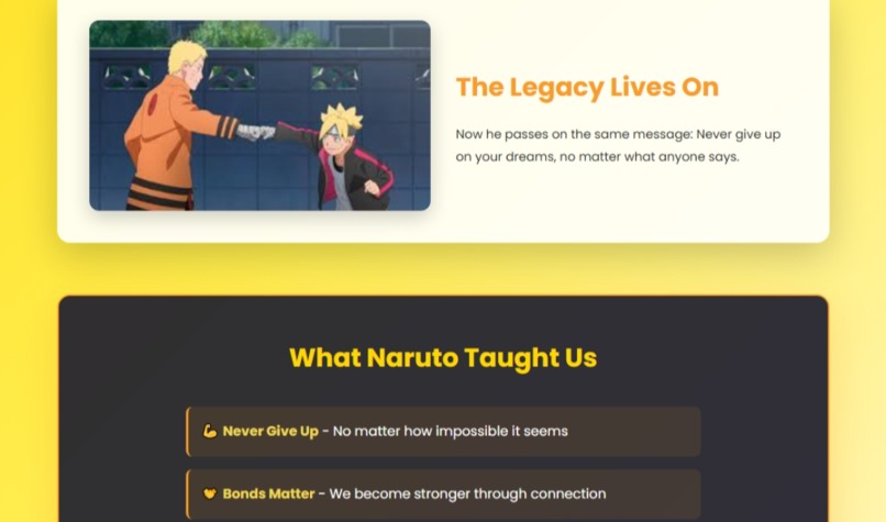 Naruto – From Lonely Boy to Hokage – screenshot 4