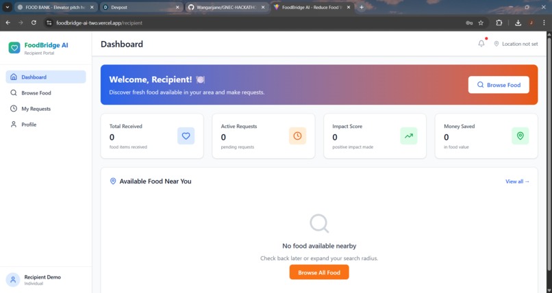FoodBridge AI – screenshot 4