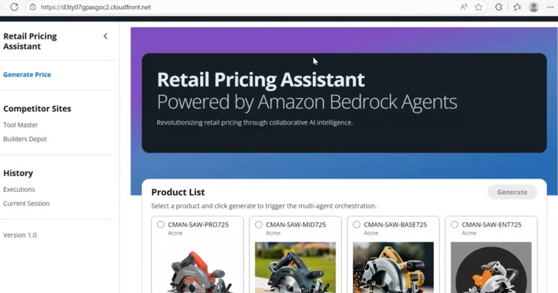 Intelligent Retail: Multi-Agent Dynamic Pricing Platform – screenshot 1