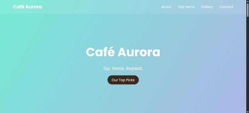 Café Aurora – screenshot 1
