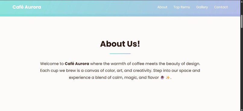 Café Aurora – screenshot 2