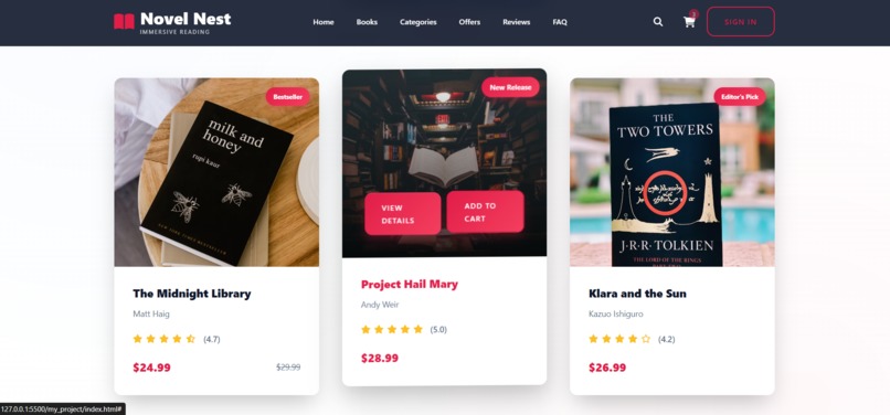 Novel Nest - Digital Bookstore Platform – screenshot 4