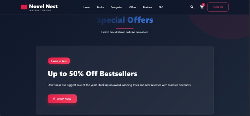 Novel Nest - Digital Bookstore Platform – screenshot 6