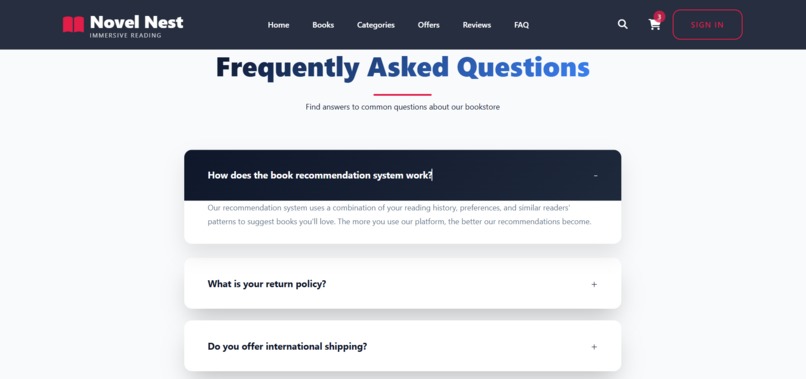Novel Nest - Digital Bookstore Platform – screenshot 7