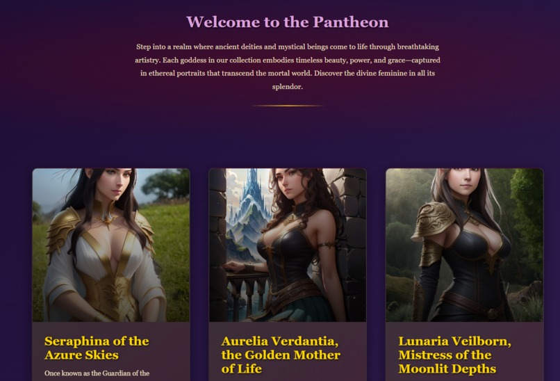 Divine Realms Gallery – screenshot 2
