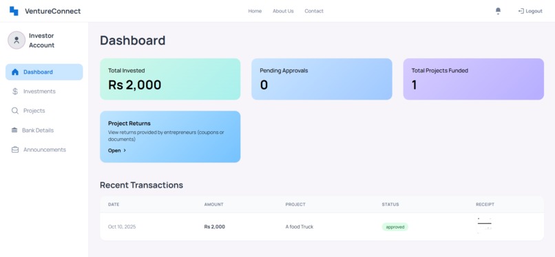 Venture Connect – screenshot 2
