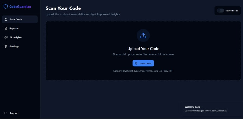 CodeGuardian AI – Your Secure Code Agent – screenshot 3