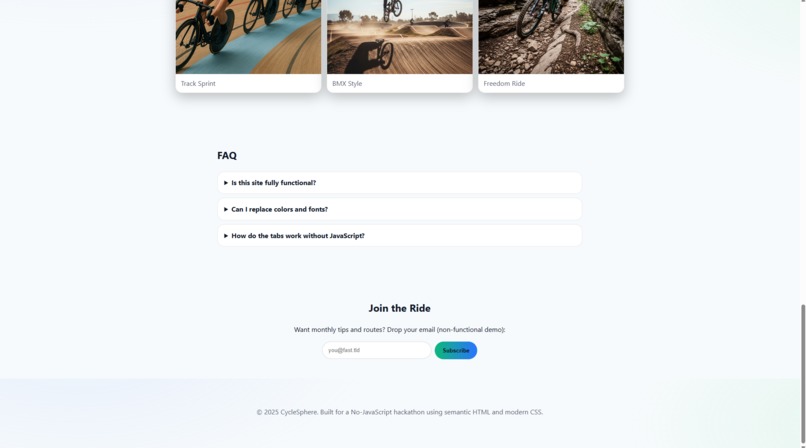 CycleSphere – screenshot 3