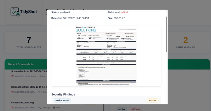 TidyShot – screenshot 1
