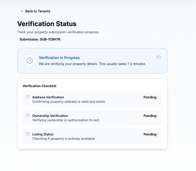 tenant side housing matching portal – screenshot 10