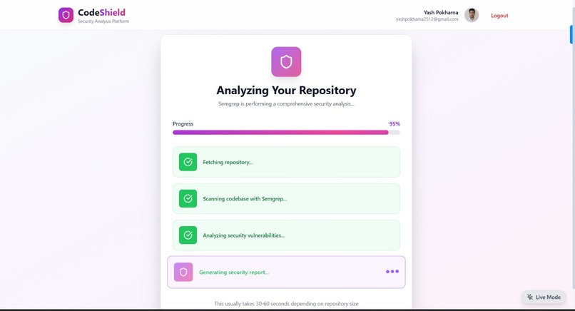 CodeShield – screenshot 1