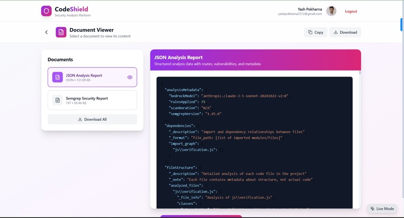 CodeShield – screenshot 2