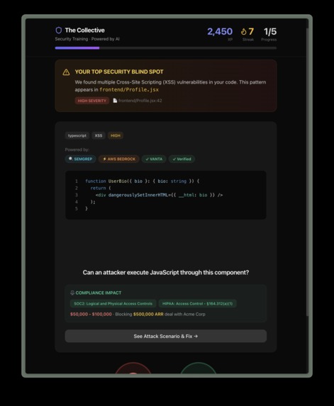 CommitDNA: Personalized sec&compliance tutor on your commits – screenshot 8