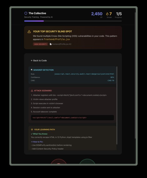 CommitDNA: Personalized sec&compliance tutor on your commits – screenshot 9
