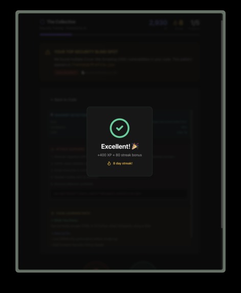 CommitDNA: Personalized sec&compliance tutor on your commits – screenshot 10