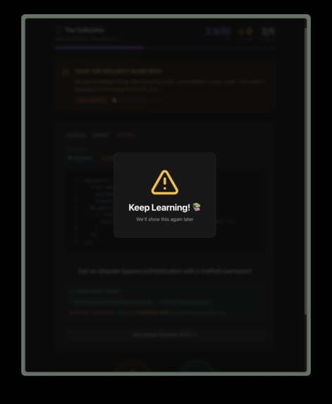 CommitDNA: Personalized sec&compliance tutor on your commits – screenshot 11