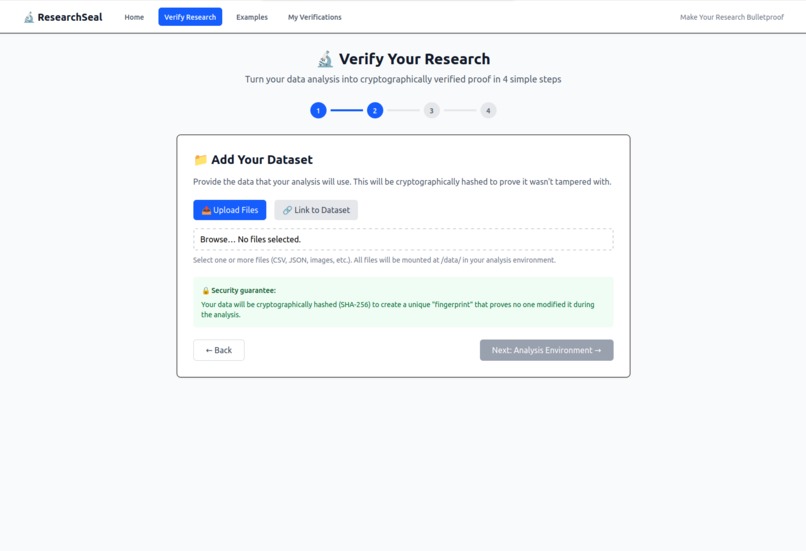 ResearchSeal – screenshot 3