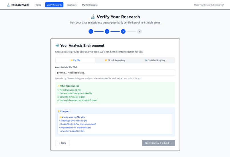 ResearchSeal – screenshot 4