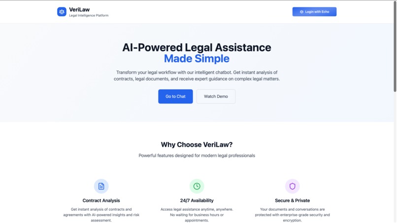 VeriLaw – screenshot 1