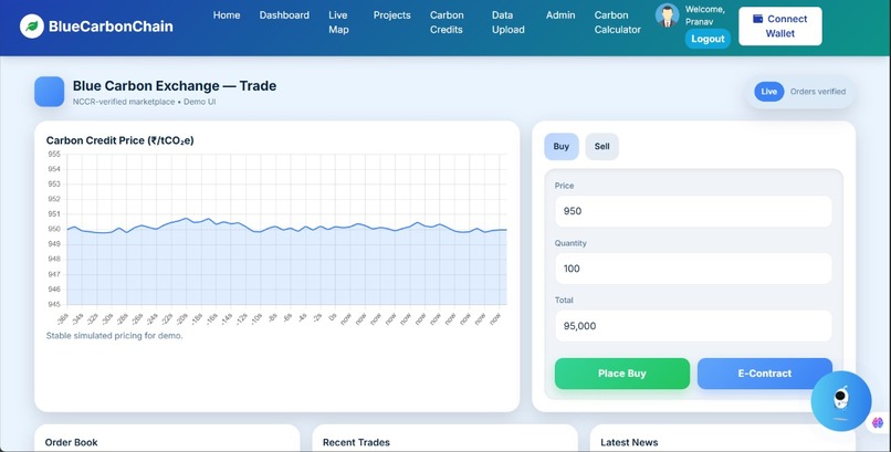 Blue Carbon MRV System – screenshot 3
