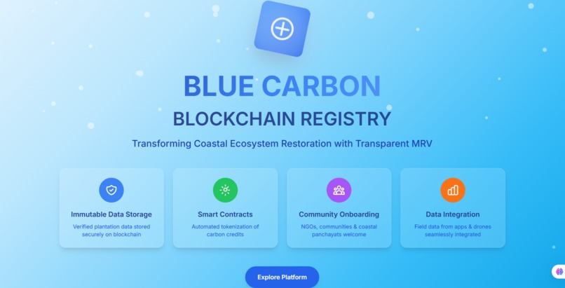 Blue Carbon MRV System – screenshot 1