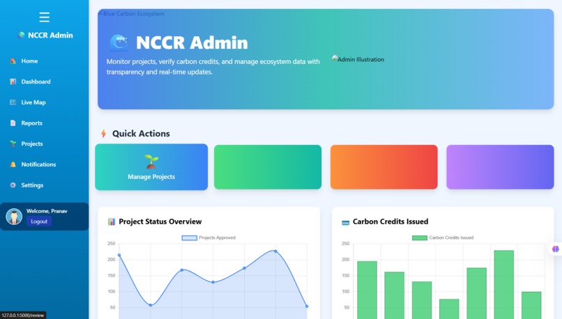 Blue Carbon MRV System – screenshot 6