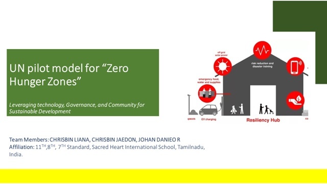 UN pilot model for “Zero Hunger Zones” – screenshot 1
