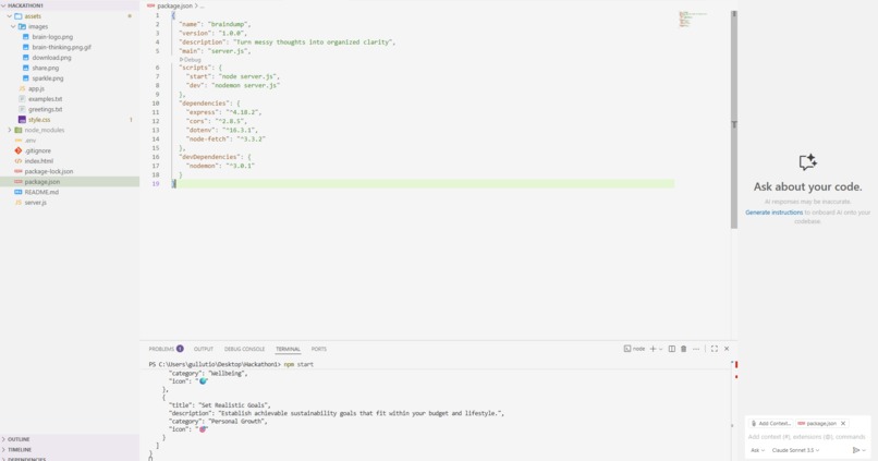 BrainDump – screenshot 3