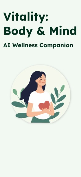 Vitality: Body & Mind - AI Wellness Companion – screenshot 1