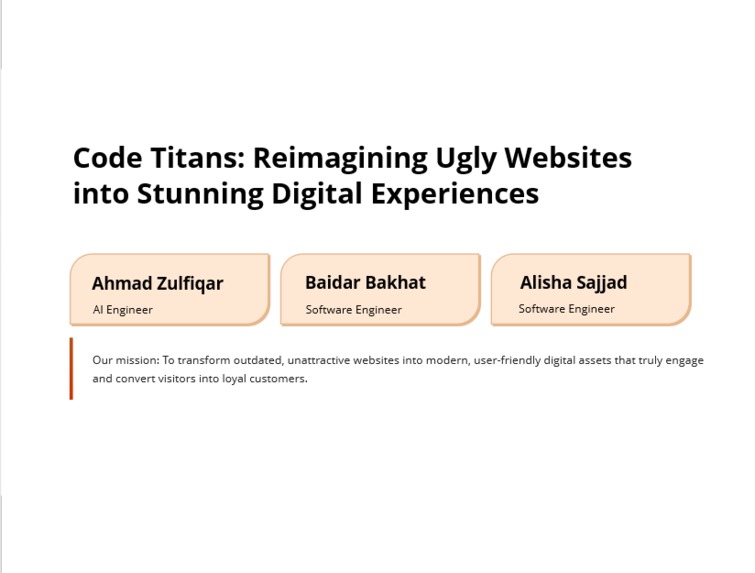 Reimagining Ugly Websites into Stunning Digital Experiences – screenshot 1