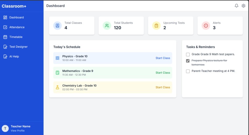 Classroom management – screenshot 1
