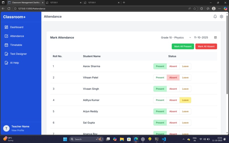 Classroom management – screenshot 4