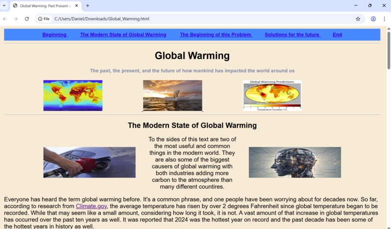 Global Warming: Past Present and Future – screenshot 1