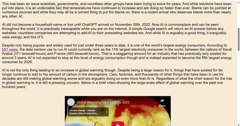 Global Warming: Past Present and Future – screenshot 2