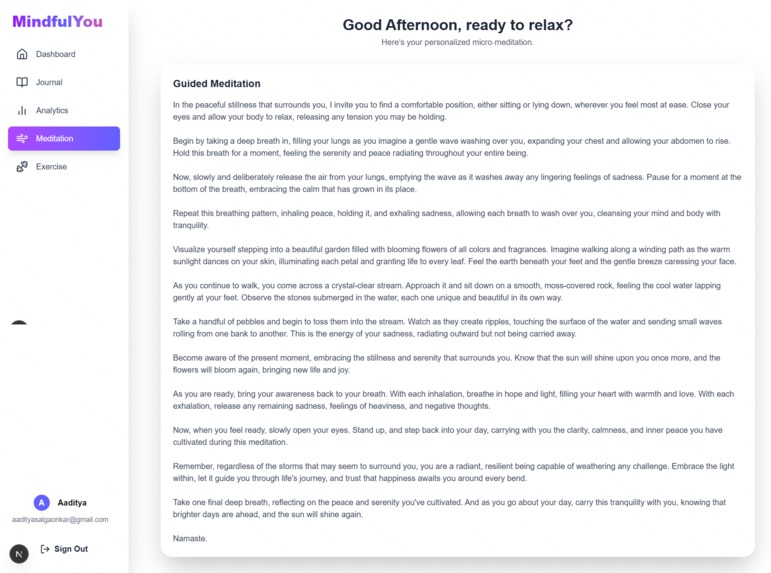 Mindful You – screenshot 4