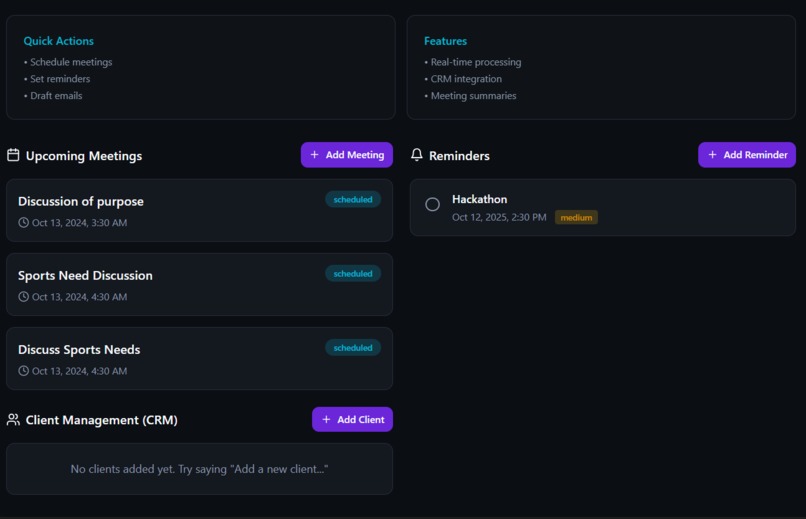 VocaDesk – Your AI Voice Secretary – screenshot 3
