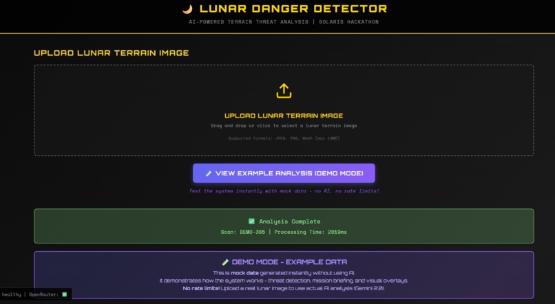 LUNAR THREAT DETECTOR  – screenshot 1